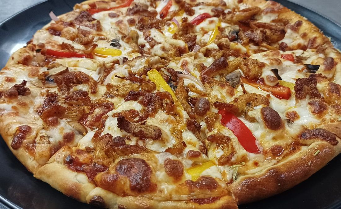 Loaded house special pizza